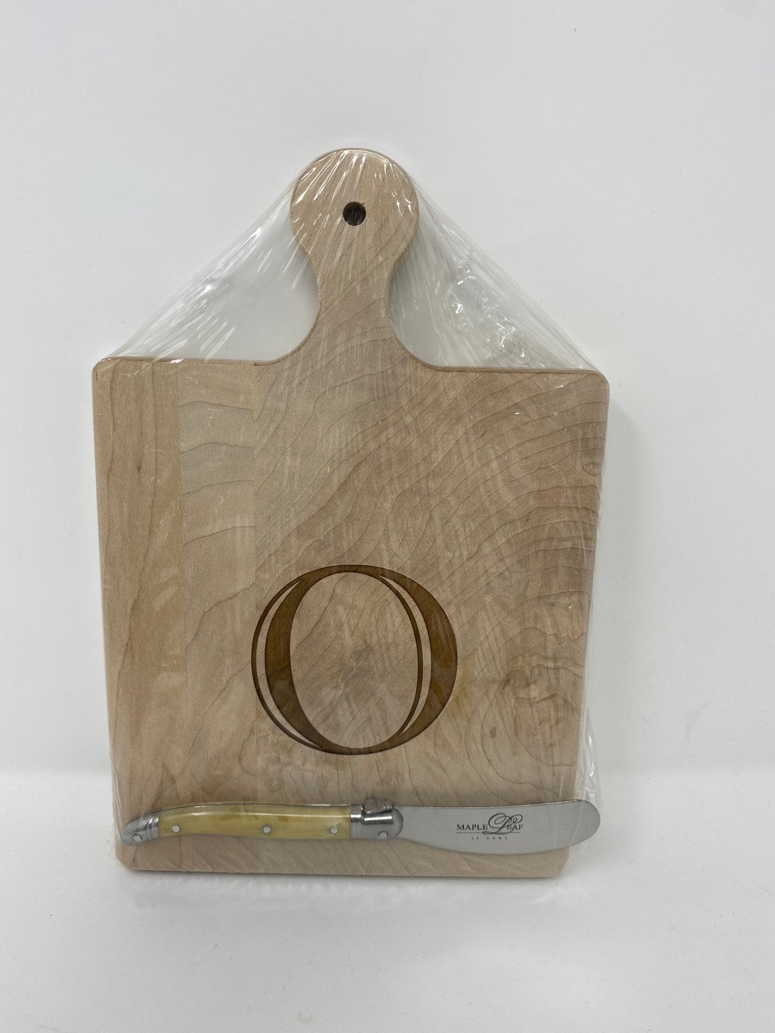 Maple Artisan Paddle Cutting Board Kitchen + Entertaining Maple Leaf at Home O
