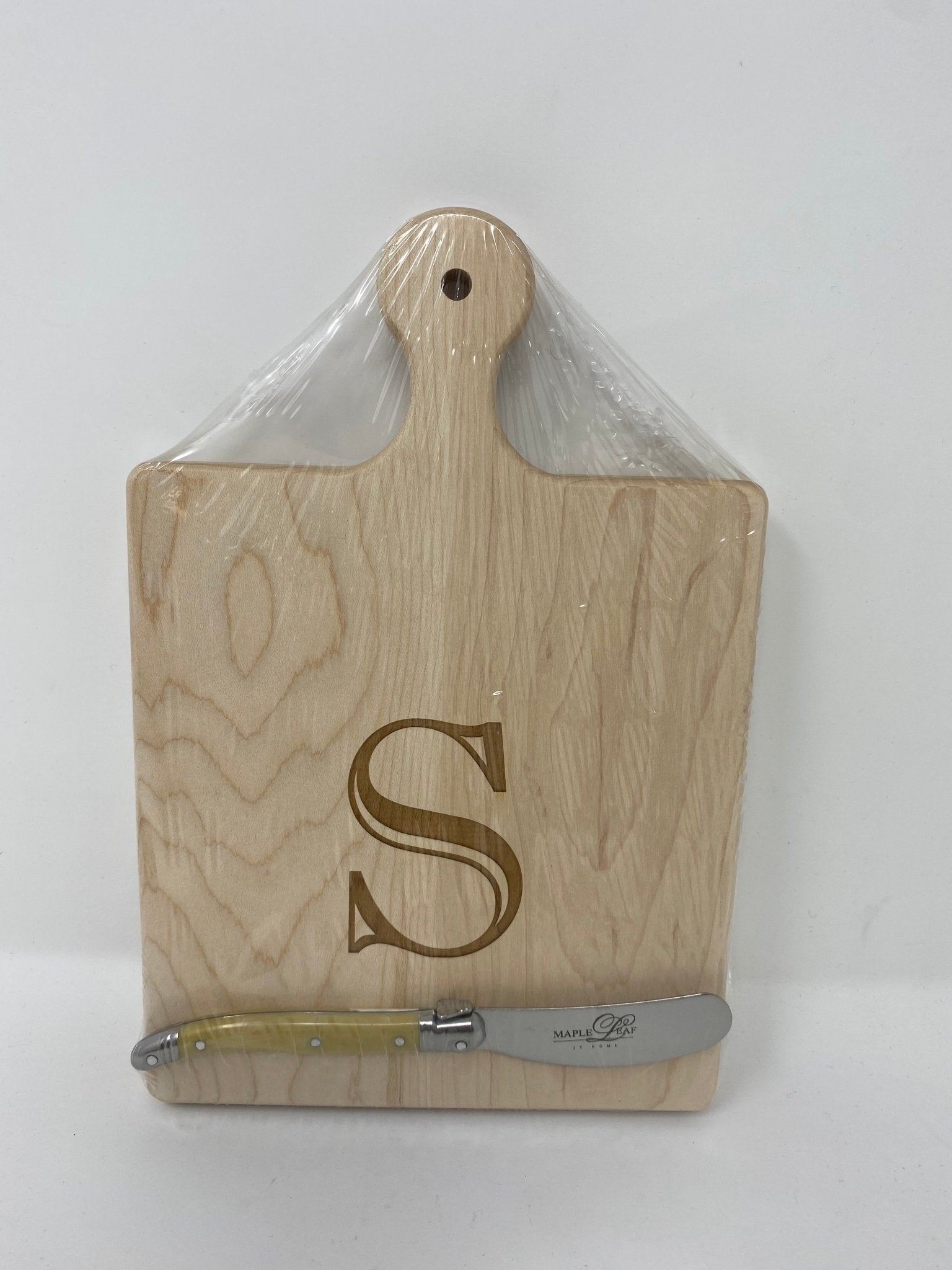 Maple Artisan Paddle Cutting Board Kitchen + Entertaining Maple Leaf at Home S