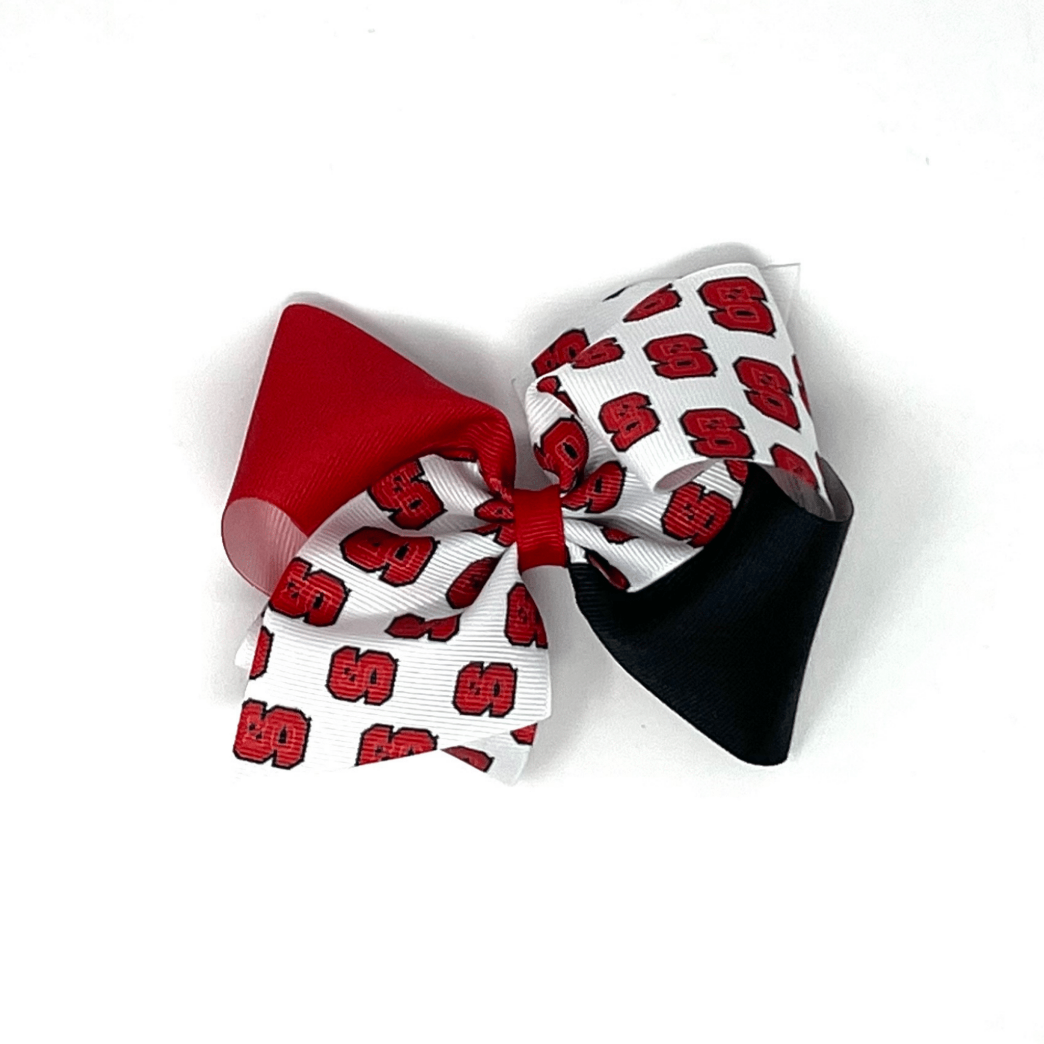 Mini King College Print Color Block - NCSU Kids Hair Accessories Wee Ones