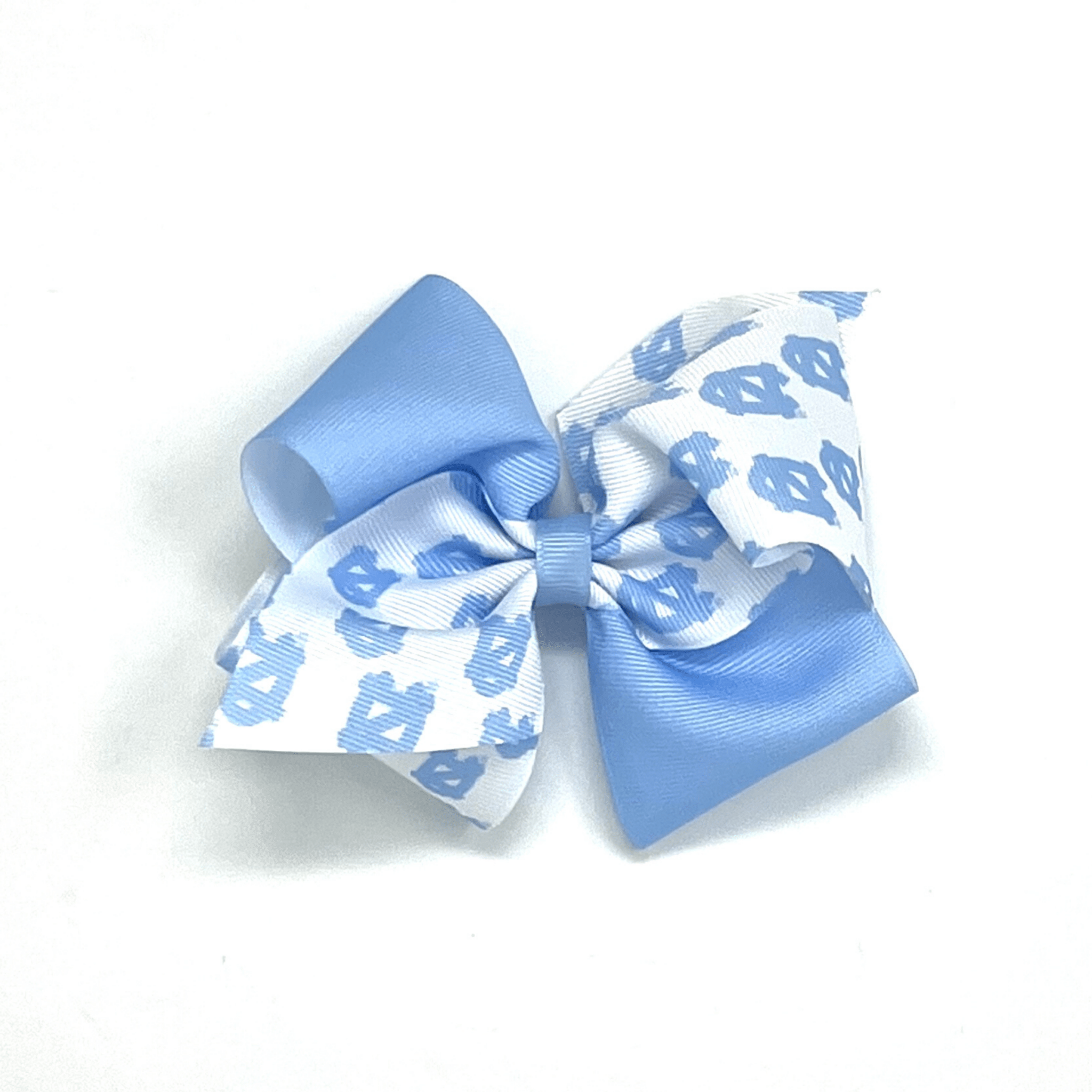Mini King College Print Color Block - UNC Kids Hair Accessories Wee Ones