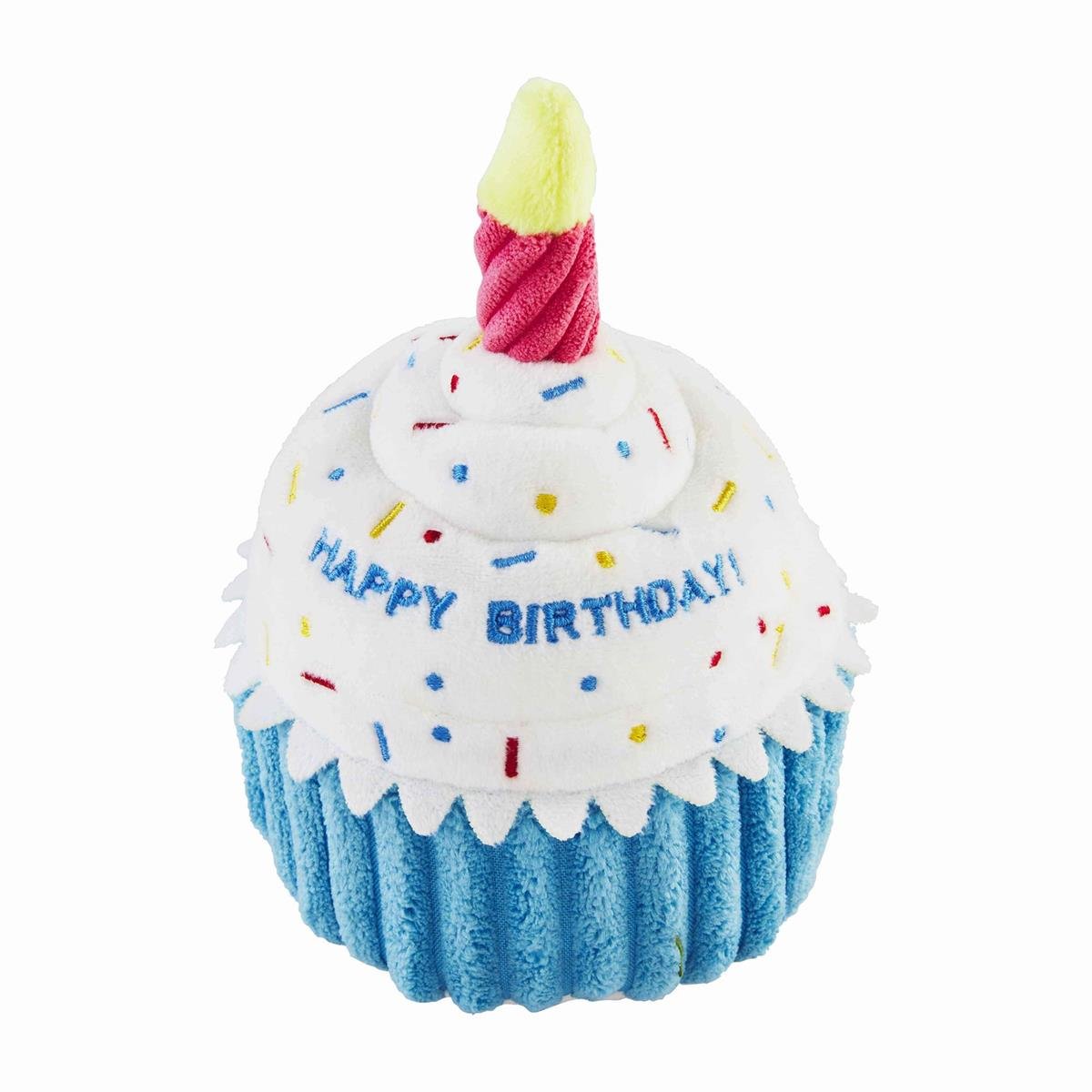 Musical Blue Cupcake Plush Plush Mudpie