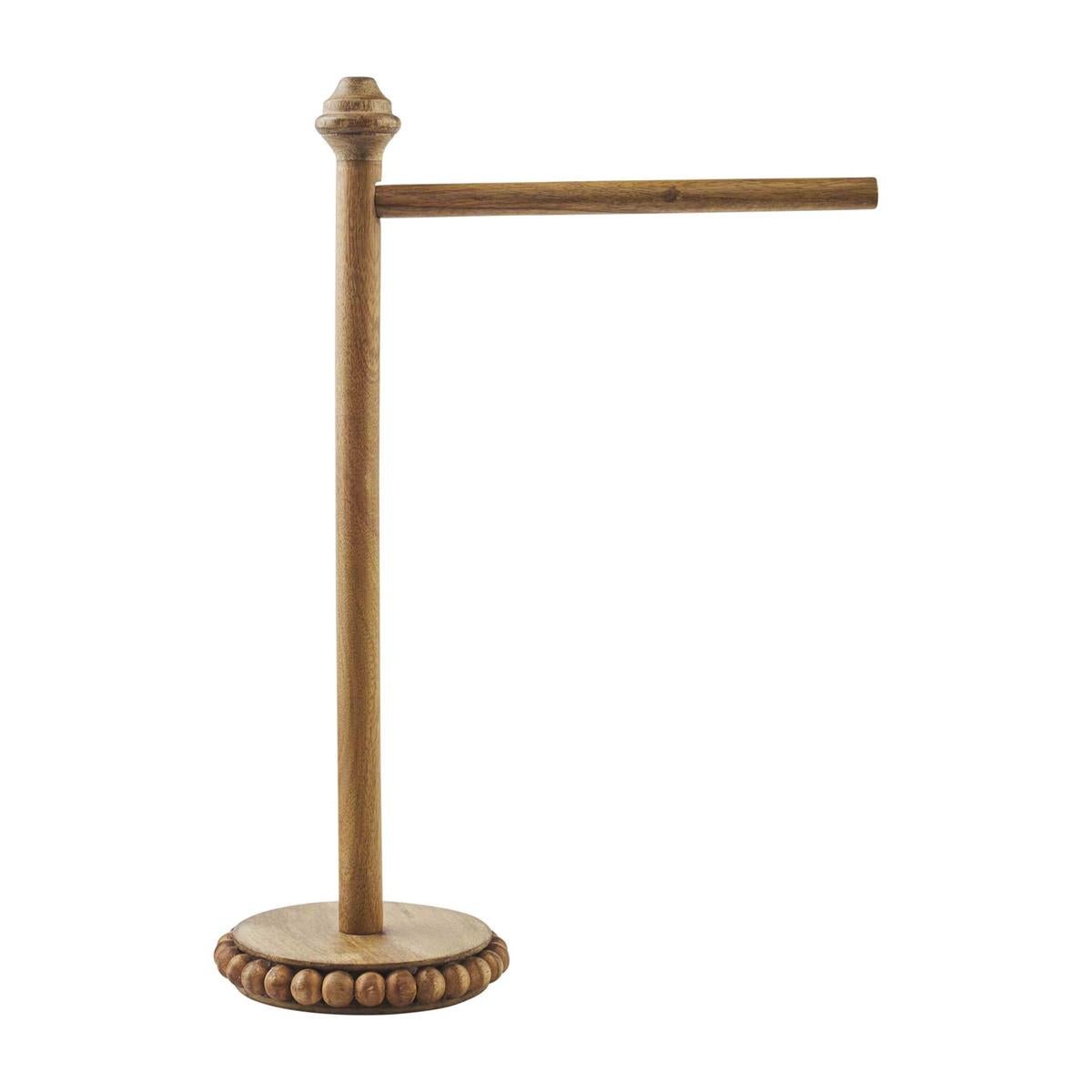 Natural Beaded Towel Holder Home Decor Mudpie