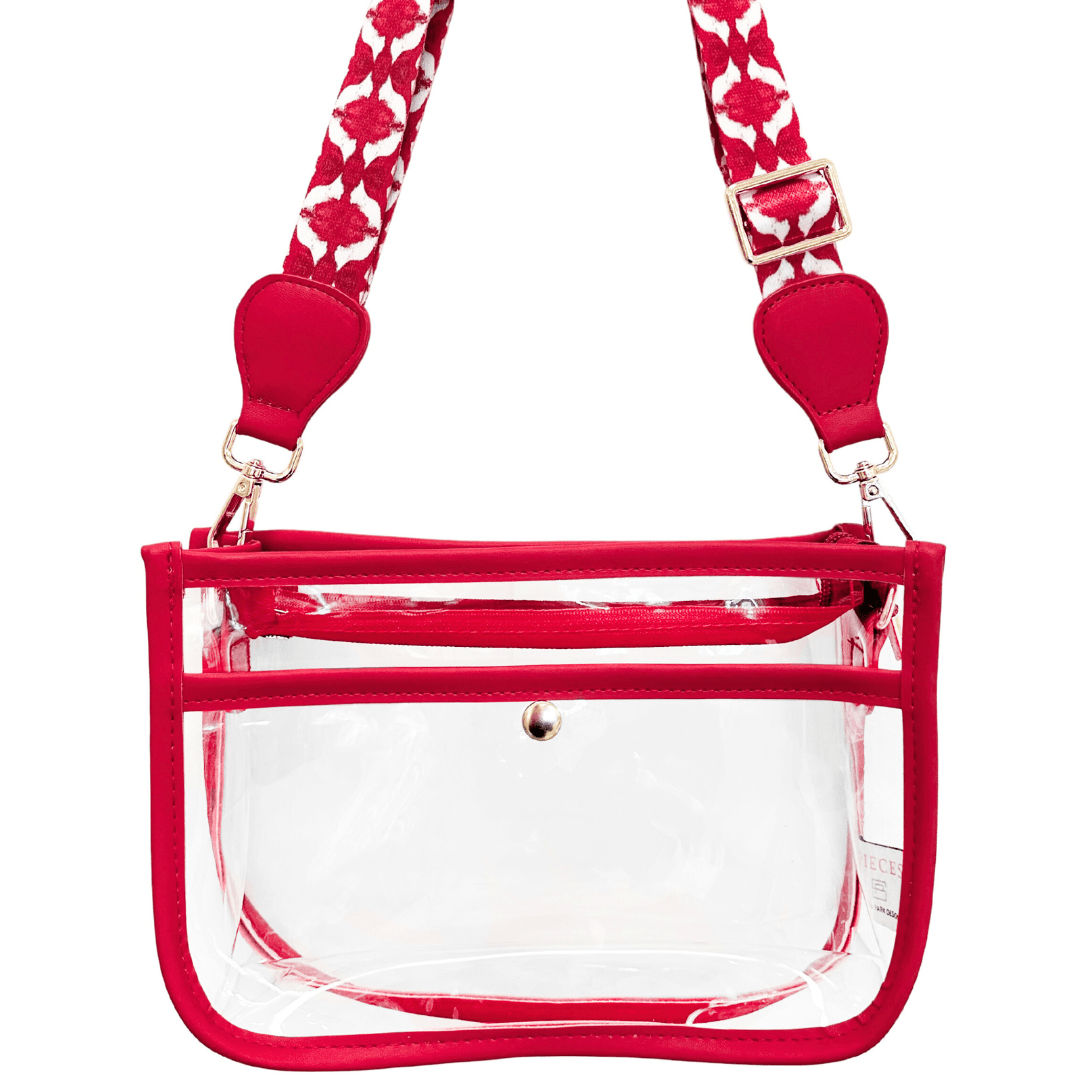 Pieces x Laura Park, Spice Market Red Stadium Bag Purses + Totes Laura Park Designs