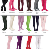 Pima Cotton Tights - Red Kids Socks + Tights Jefferies Socks