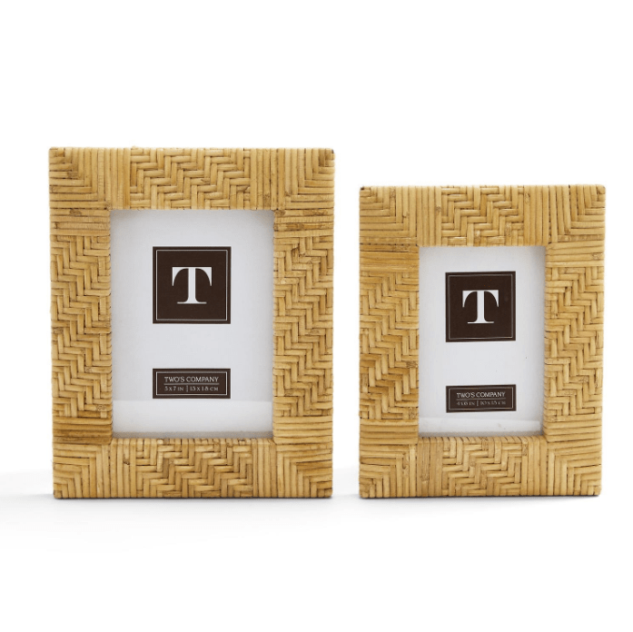 Rattan Frames Home Decor Two's Company