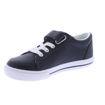 Reese - Navy Leather Boys Shoes Footmates