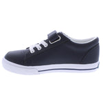 Reese - Navy Leather Boys Shoes Footmates