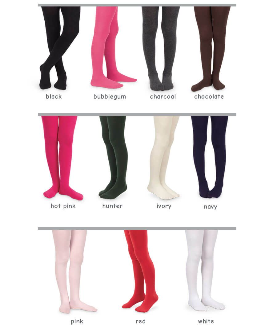 Seamless Organic Cotton Tights - White Kids Socks + Tights Jefferies Socks
