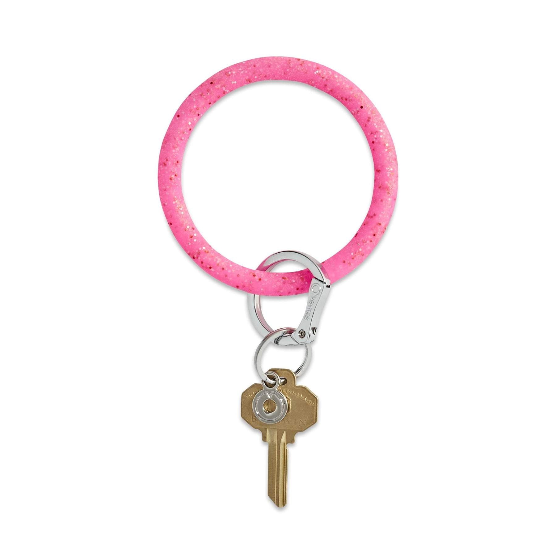 Silicone O-Ring - Tickled Pink Confetti Key Rings O-Venture