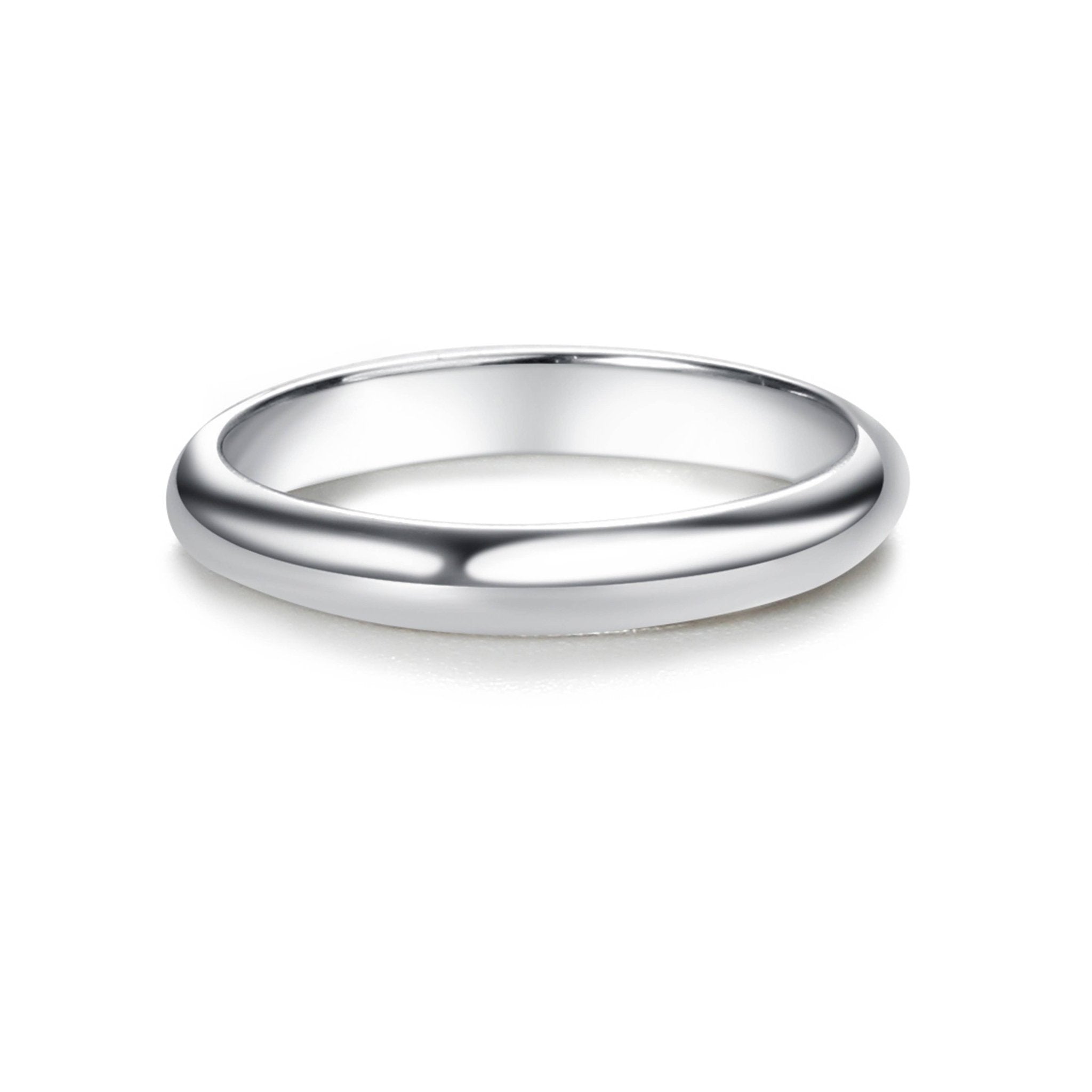Sterling Silver Baby Ring - 2mm Silver Band for Baby & Kids size 2 Kids Jewelry Cherished Moments