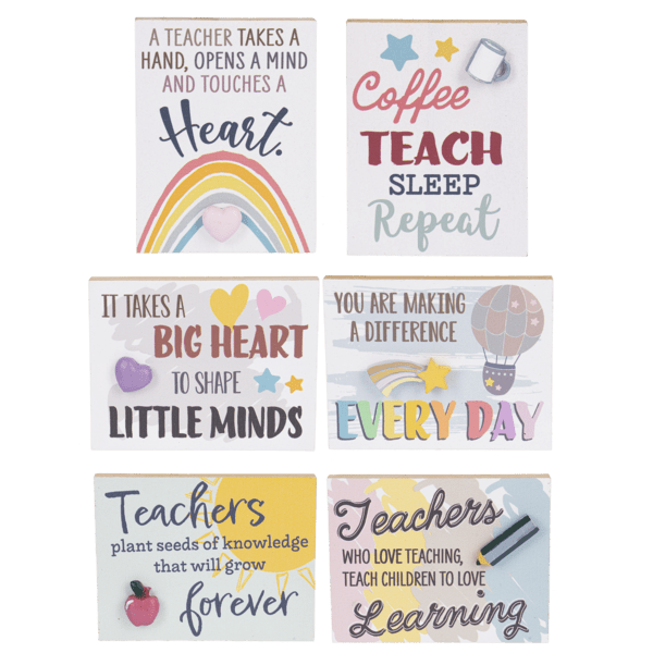 Teachers Color the World Magnets Home Decor Midwest-CBK