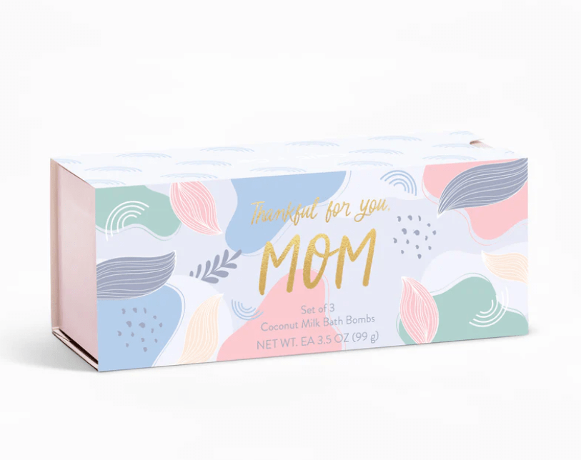 Thankful Mom Bath Bomb Set Self-Care Cait and Co.