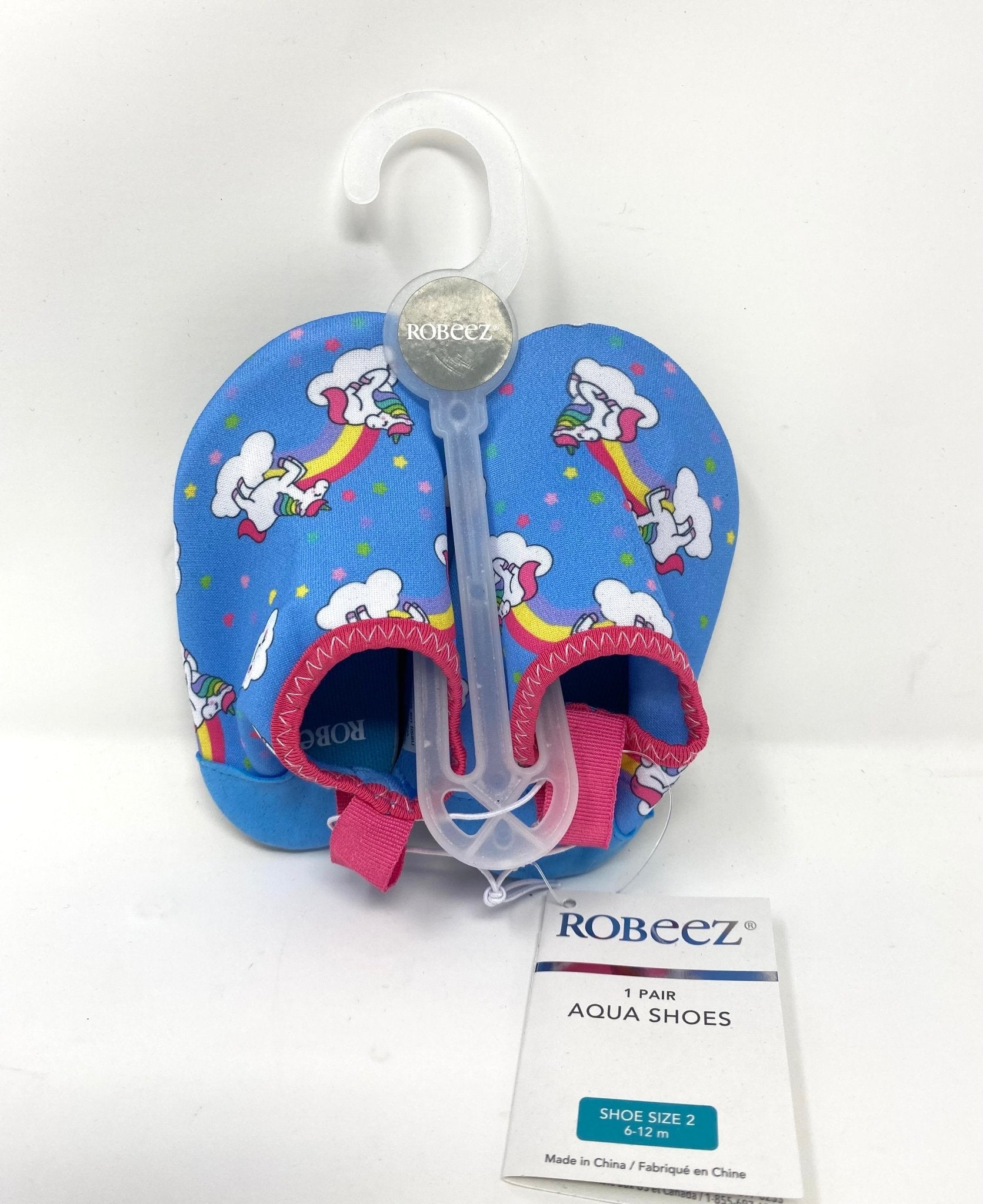 Unicorn Dreams Aqua Shoes - Light/Pastel Blue Girls Shoes Robeez