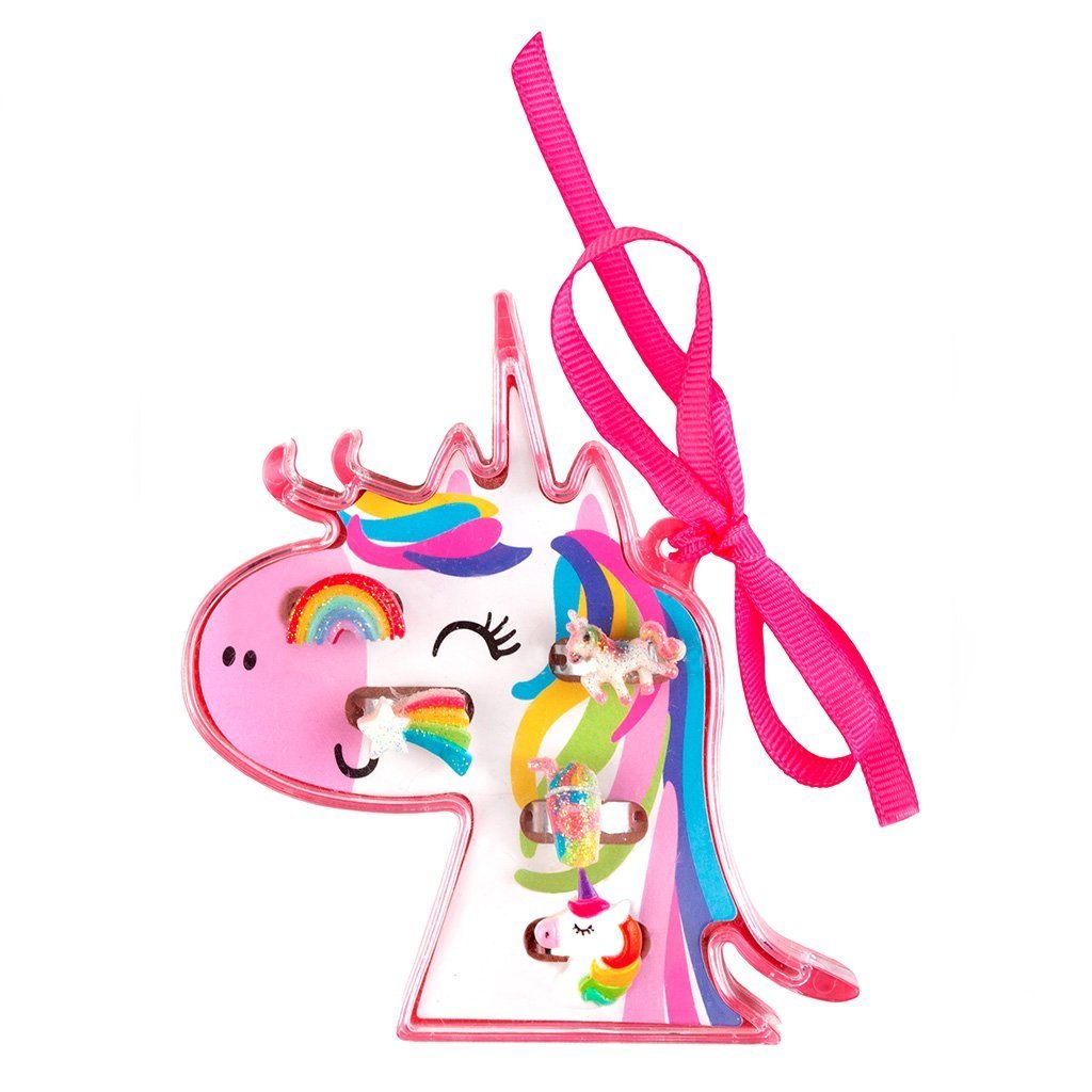 Unicorn Ring Set 5pc Kids Jewelry Great Pretenders
