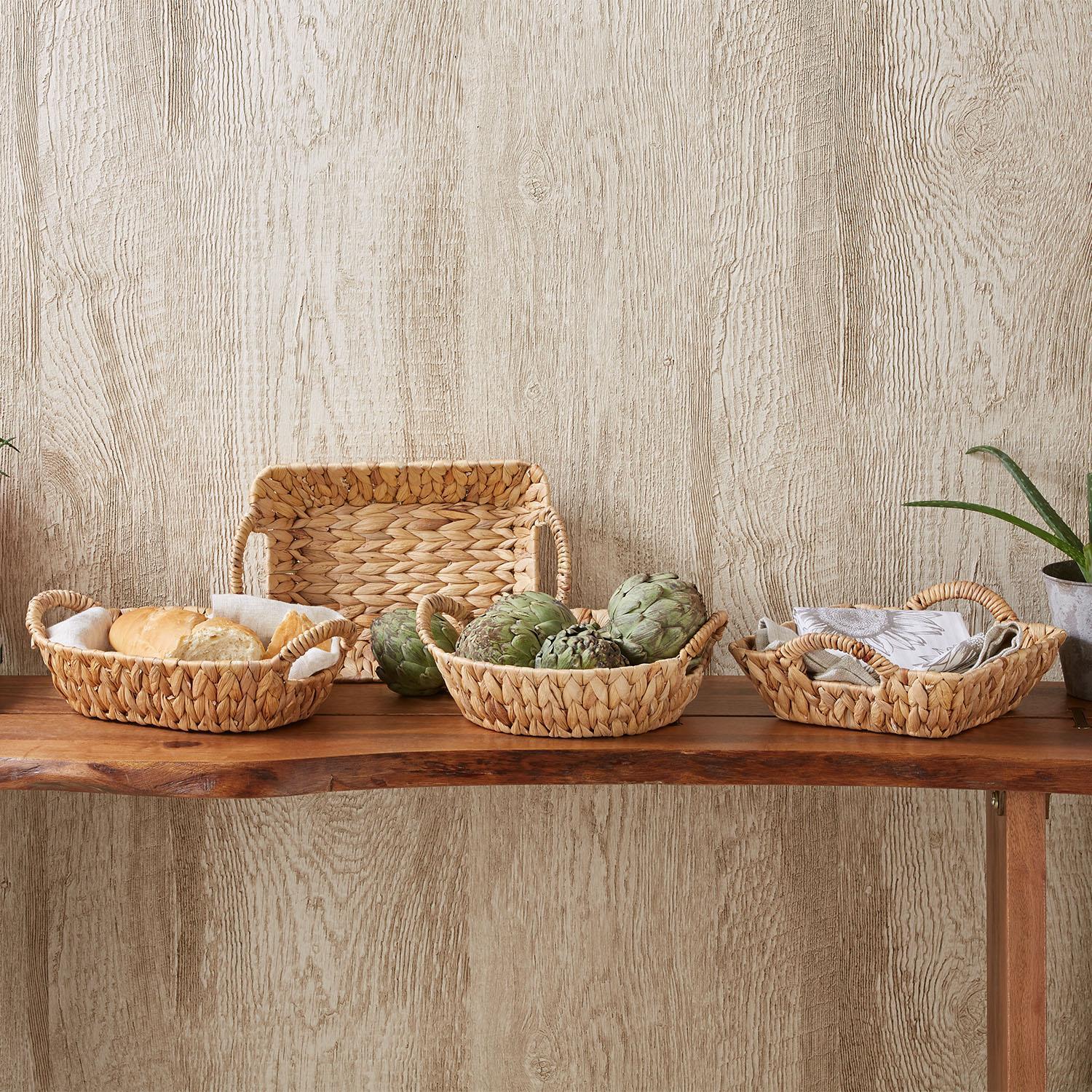 Weaving Basket - Oval Home Decor Two's Company