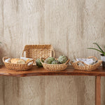 Weaving Basket - Square Home Decor Two's Company