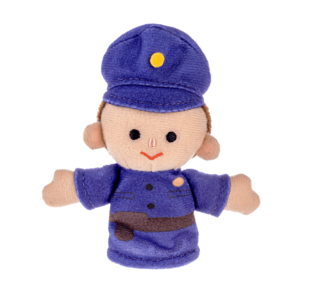 When I Grow Up Finger Puppets Toys Midwest-CBK Police