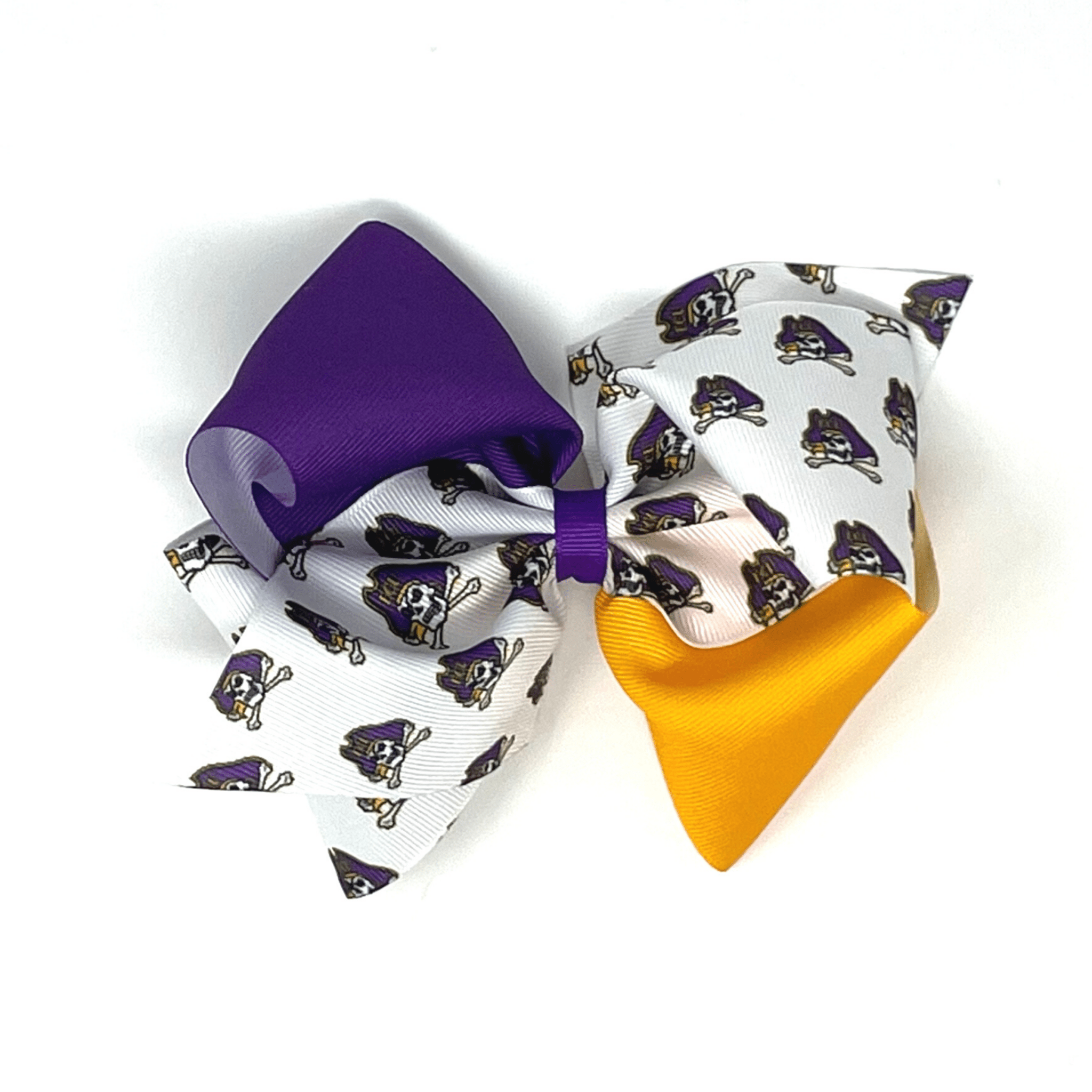 Wide King College Print Color Block - ECU Kids Hair Accessories Wee Ones