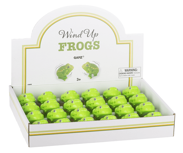 Wind Up Hopping Frogs Toys Midwest-CBK