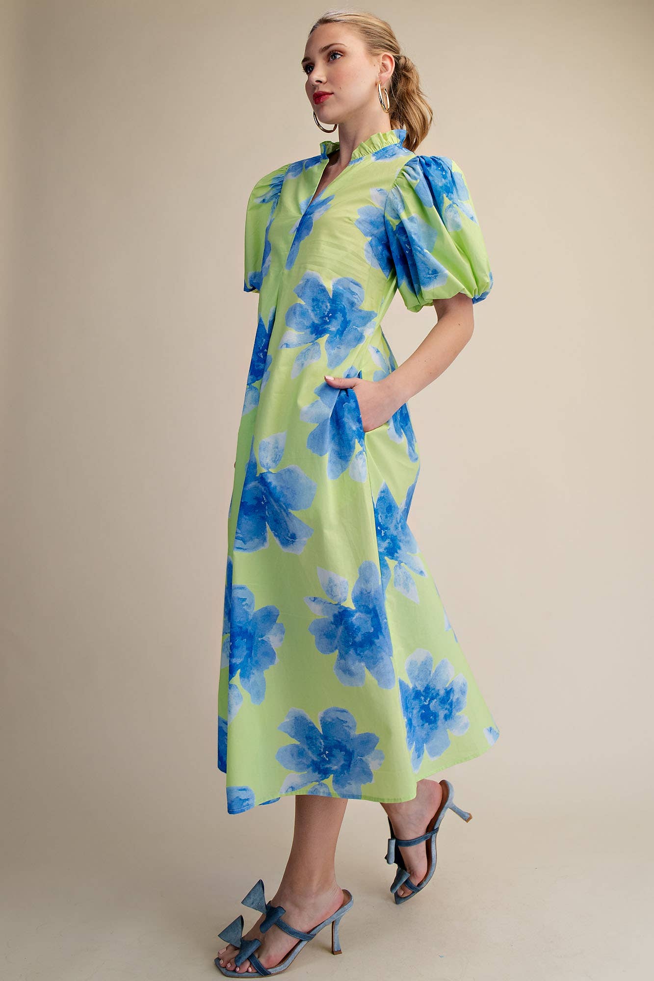 Lime Blossom Lane Dress Long Dresses Glam