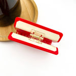 Red Cassette Tape–Inspired Retro Hair Claw Clip Hair Accessories TheDivaSoap