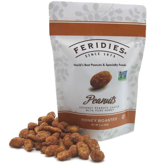 3oz Printed Barrier Bag Honey Roasted Virginia Peanuts Impulse FERIDIES