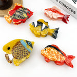 Fish Claw Clip - Yellow/Black Hair Accessories TheDivaSoap