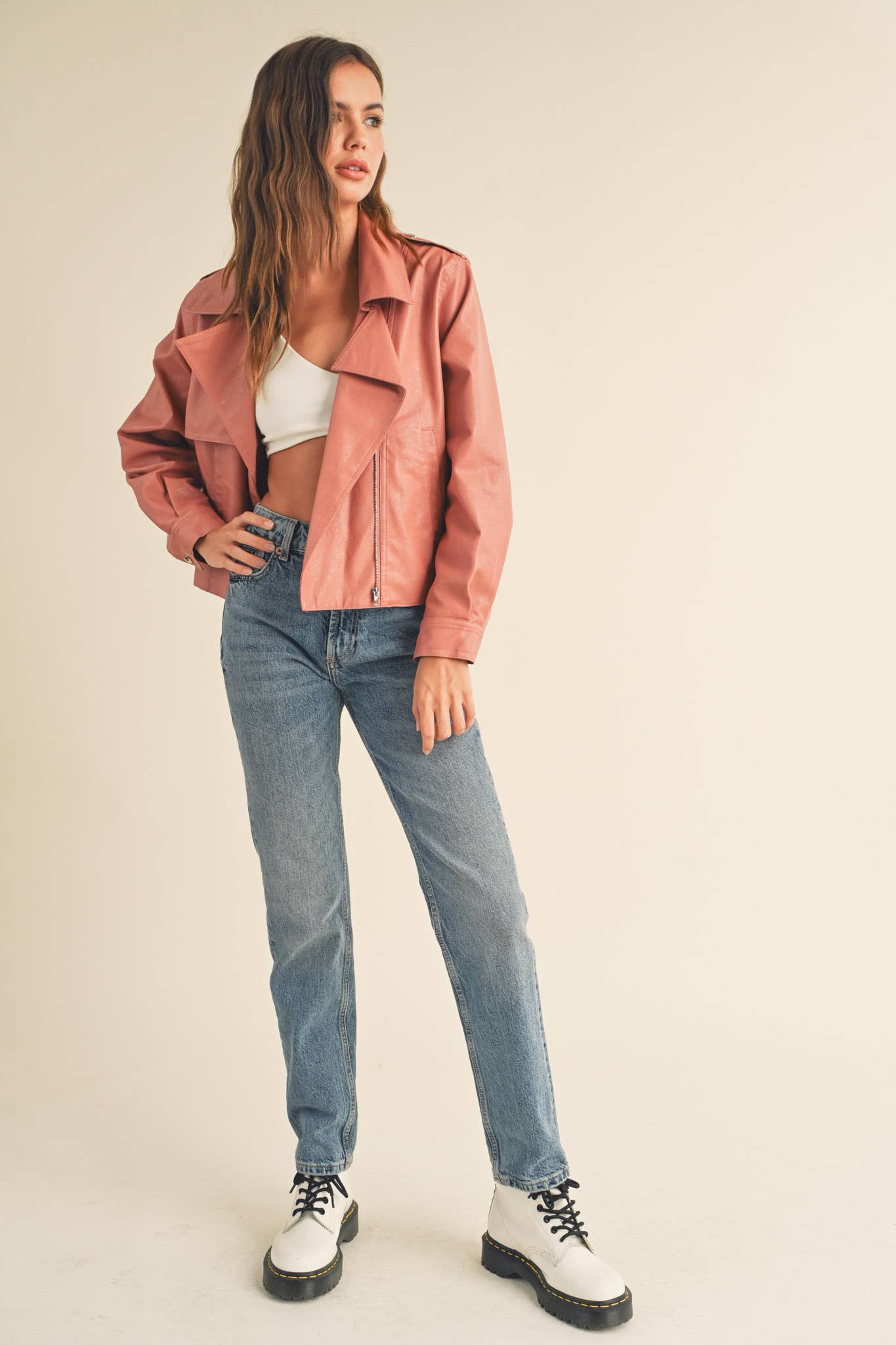 Wild Rose Moto Jacket Outerwear &MERCI