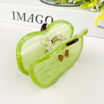 Apple Claw Clip Hair Accessories TheDivaSoap