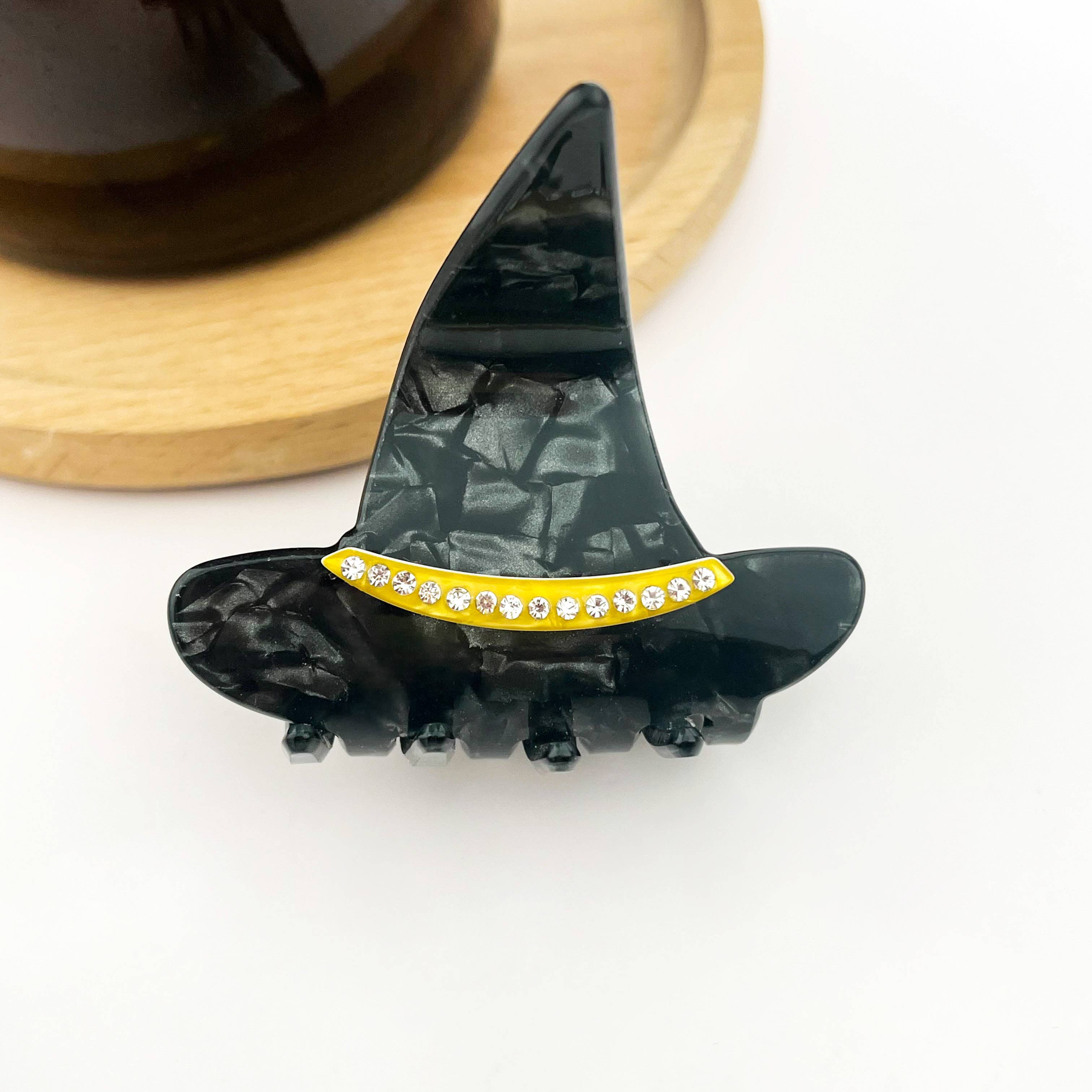 Witch Hat Claw Clip - Black Hair Accessories TheDivaSoap