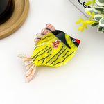 Fish Claw Clip - Black/White Hair Accessories TheDivaSoap