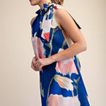 Bloom Bow Dress - Royal Short Dresses Glam