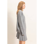 Silver Belle Sweater Skirt Set Tops HYFVE