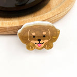 Mini Dog Series Hair Claw Clips - Puppy M Hair Accessories TheDivaSoap