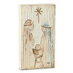 11.75" Holy Family Textured Block - Sugar Babies Children's Boutique/Meg's Shoppe