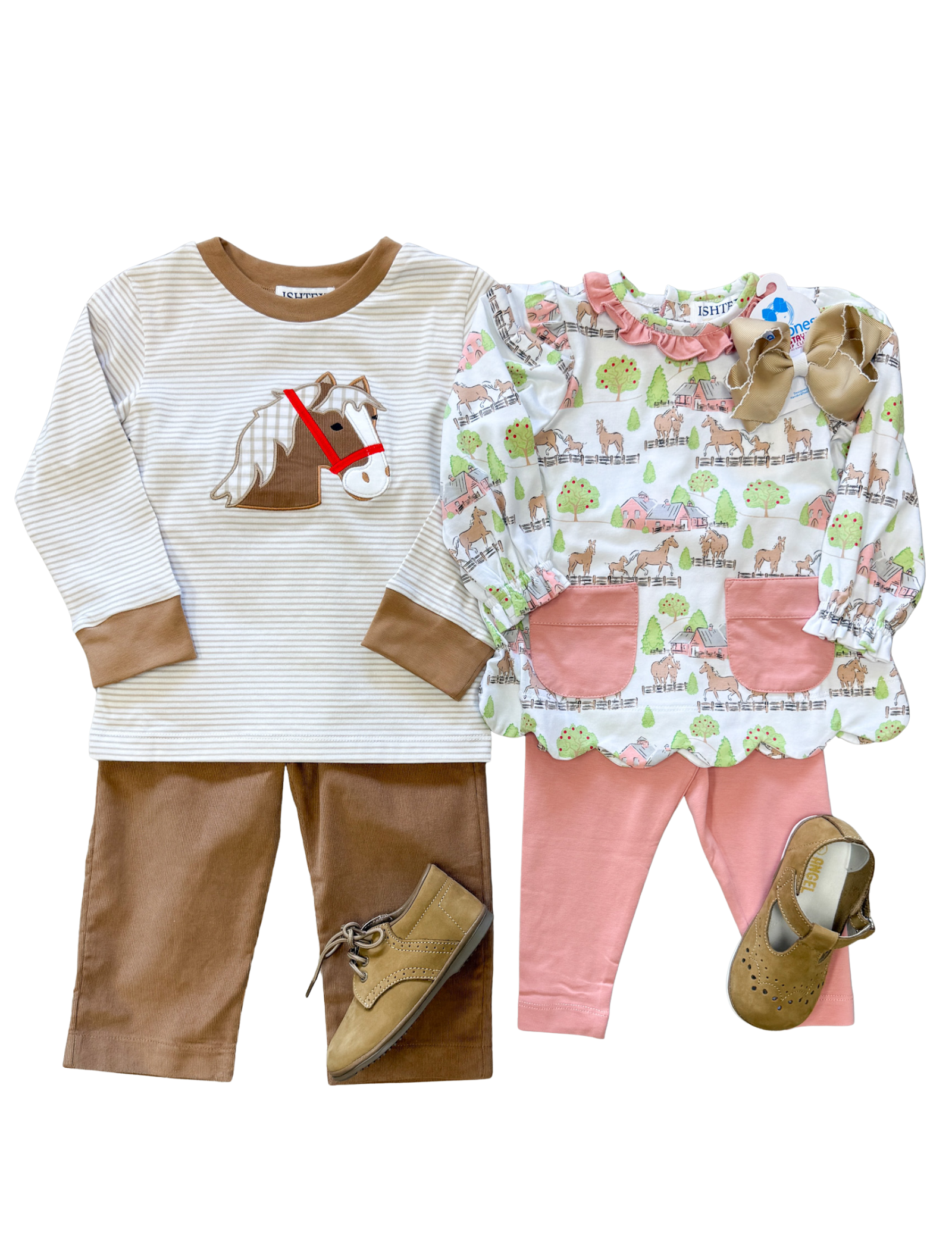 Horse & Foal Leggings Set Girls Sets Ishtex