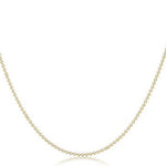 15" Choker Classic Beaded Chain - Gold Necklaces enewton