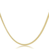 15" Choker Herringbone Chain - Gold Necklaces enewton