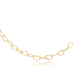 15" Choker Love Chain - Gold Necklaces enewton