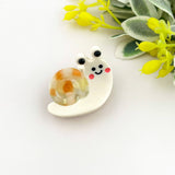 Mini Snail Hair Claw Clip - Pink Hair Accessories TheDivaSoap