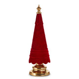 16.5" Red Flocked Tree - Sugar Babies Children's Boutique/Meg's Shoppe