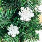 White Winter Snowflake Hair Claw Clip - Mini Hair Accessories TheDivaSoap