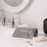 Fleece Makeup Removal Towel - Gray Self-Care Arkwright Home