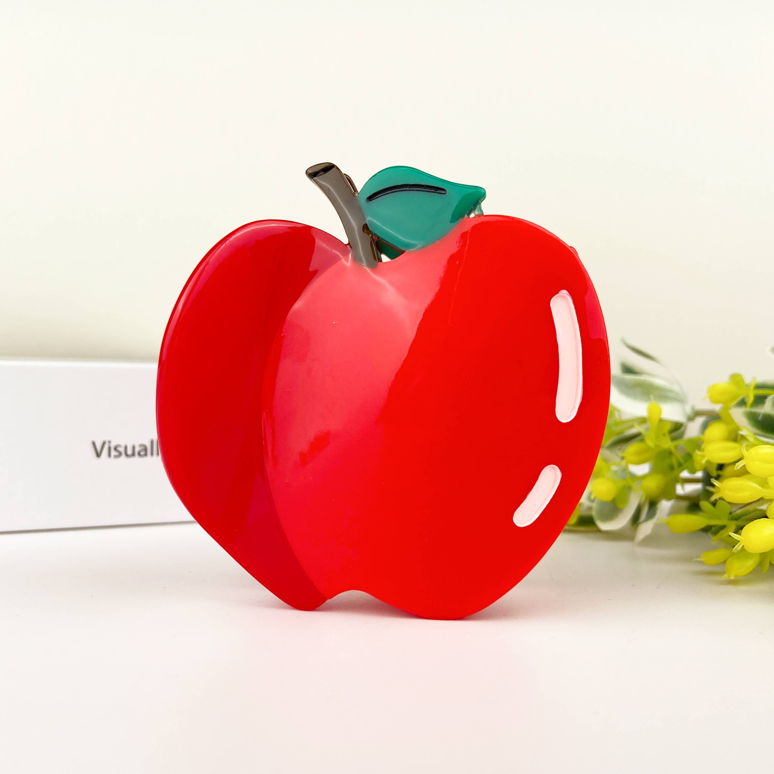 Apple Claw Clip Hair Accessories TheDivaSoap