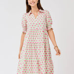 Molly Dress - Floral Fanfare Green Long Dresses Mary Square