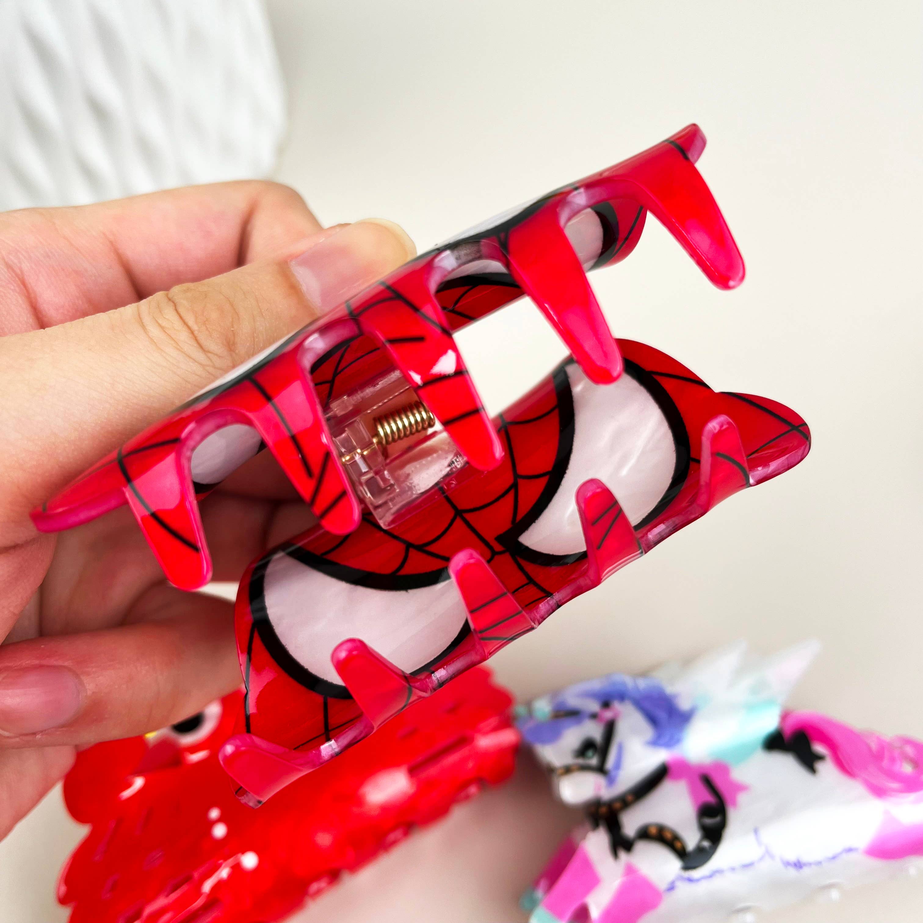 Spiderman Claw Clip Hair Accessories TheDivaSoap