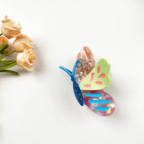Colorful Cartoon Butterfly Claw Clip Diamond Hair Clips: C Hair Accessories TheDivaSoap