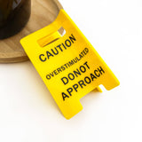 Caution Sign Claw Clip Hair Accessories TheDivaSoap