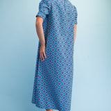 Ocean Tile Maxi Dress