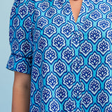 Ocean Tile Maxi Dress